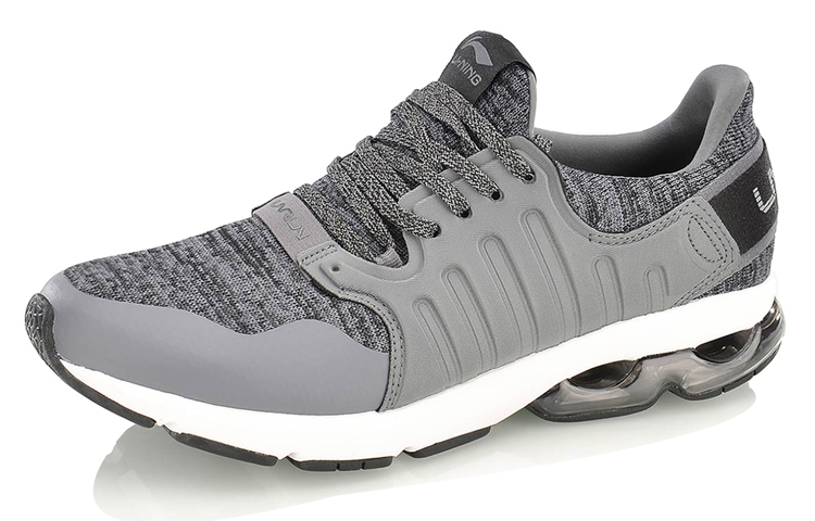 Li-Ning Arc Running Shoes 'Grey Black White' 圖 3