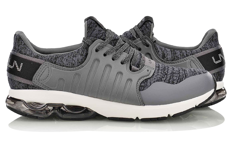 Li-Ning Arc Running Shoes 'Grey Black White' 圖 5