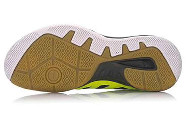 Lookbook Li-Ning Attack Badminton Trainingsschoenen ''Fluorescerend Geel'' AYTM023-4