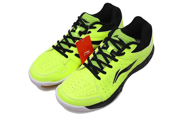 Purchase Li-Ning Attack Badminton Trainingsschoenen ''Fluorescerend Geel'' AYTM023-4