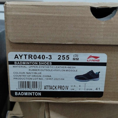 Li-Ning Attack Pro 'Badminton' AYTR040-3 Lookbook Li-Ning Attack Pro 'Badminton' AYTR040-3