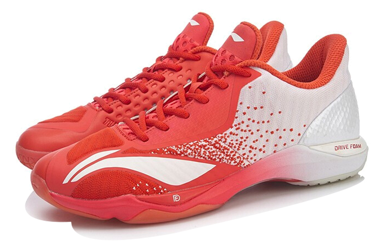 Order Chaussures de Badminton Li-Ning Attack SE ''Rouge Blanc'' AYZP003-3
