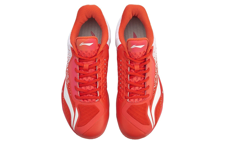 Lookbook 李宁Attack SE羽毛球鞋 '红白' AYZP003-3