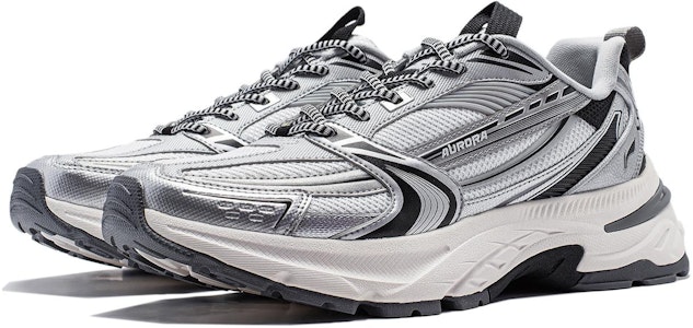 Li-Ning Aurora 2K V2 'Kelabu Perak Putih' AGCU025-1 Lookbook Li-Ning Aurora 2K V2 'Kelabu Perak Putih' AGCU025-1