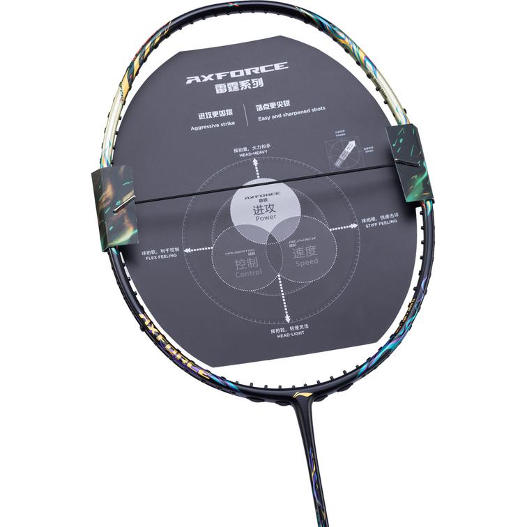 Li-Ning AXFORCE 100 Thunder Badminton Racket, High-Performance Offensive Style AYPT235-3 圖 8
