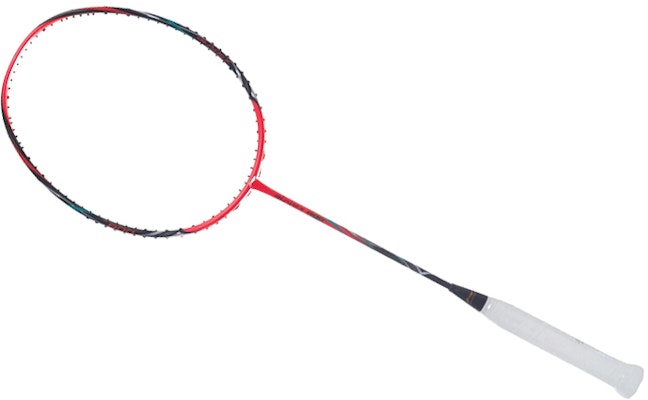 Li-Ning AXFORCE 80 Carbon Fiber Badminton Racket - Pro Offensive Black/Red AYPR264-1 10