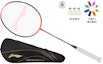 Order Li-Ning AXFORCE 80 Carbon Fiber Badminton Racket - Pro Offensive Black/Red AYPR264-1