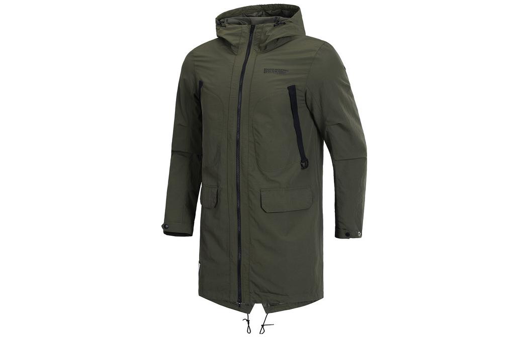 Li-Ning BAD FIVE Hooded Basketball Jacket Forest Green AFDP019-1