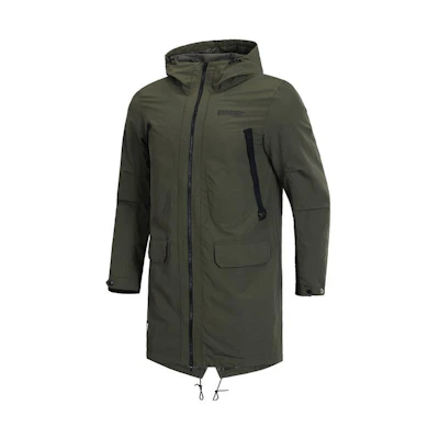 Li-Ning BAD FIVE Hooded Basketball Jacket Forest Green AFDP019-1