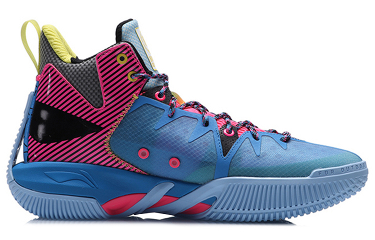 Order Li-Ning BadFive 1 Hoog ''Blauw Zwart'' ABFQ015-1