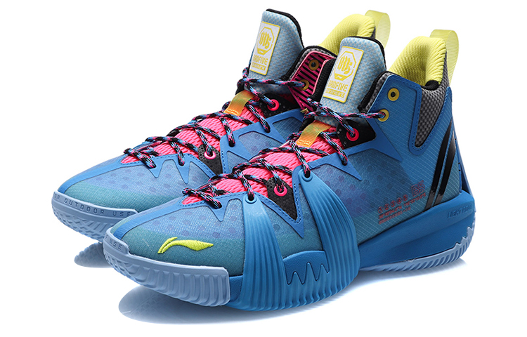 Lookbook Li-Ning BadFive 1 Hoog ''Blauw Zwart'' ABFQ015-1