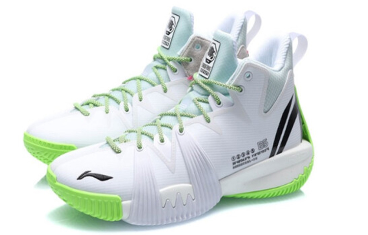Lookbook Li-Ning BadFive 1 High ''Blanc Vert'' ABFQ015-2