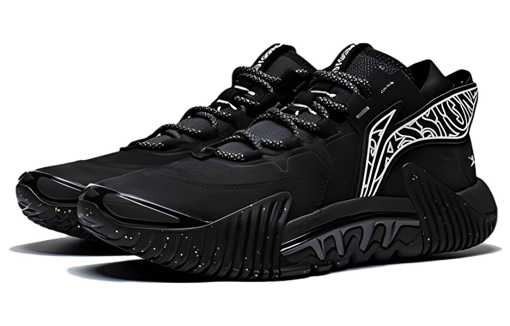 Lookbook 李寧 反伍2 “Mister Cartoon”  防滑耐磨減震 低筒籃球鞋 黑色 特別版