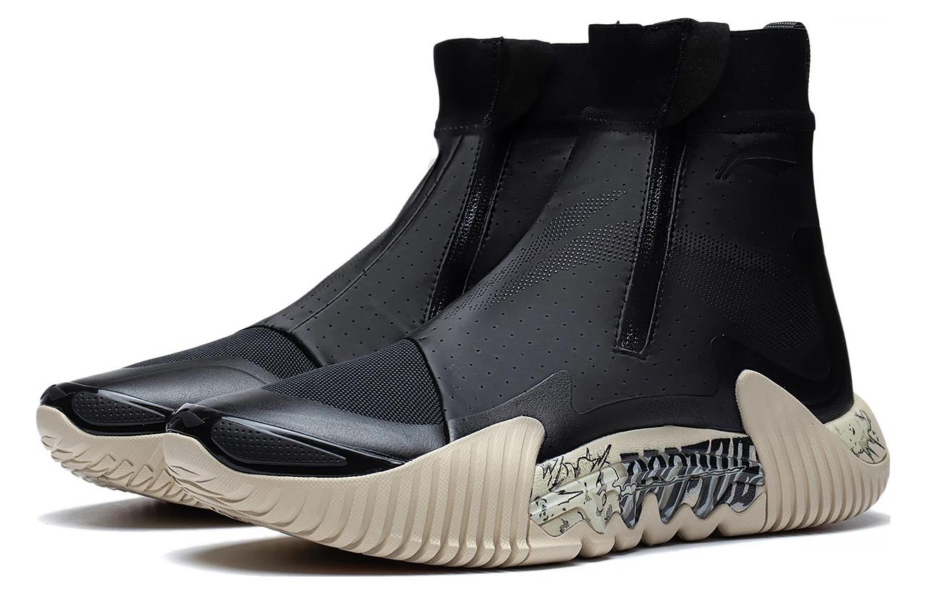 Lookbook 李寧 バッドファイブ2 WNTR ハイ "ブラックタン" ABFS017-4