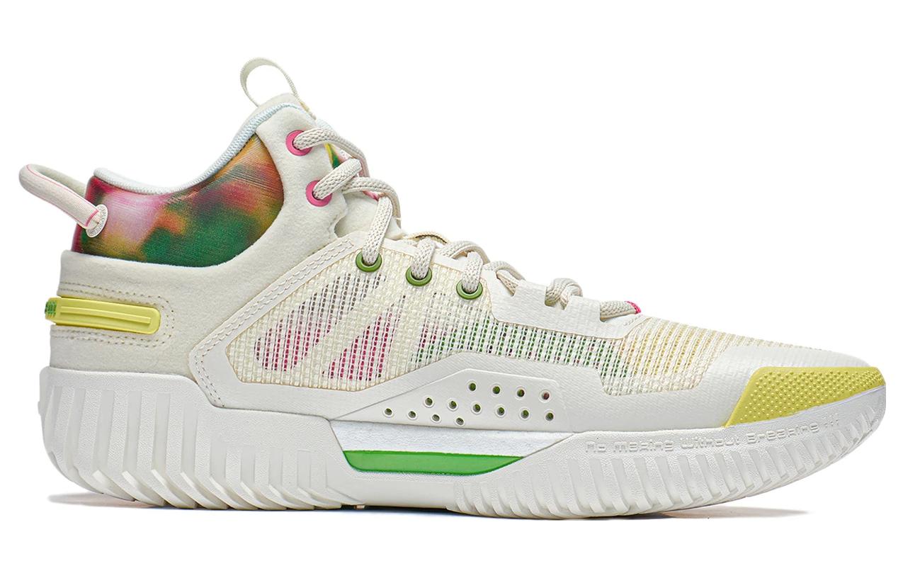 Lookbook Li-Ning BadFive 3 'White Yellow Pink' ABFT005-8