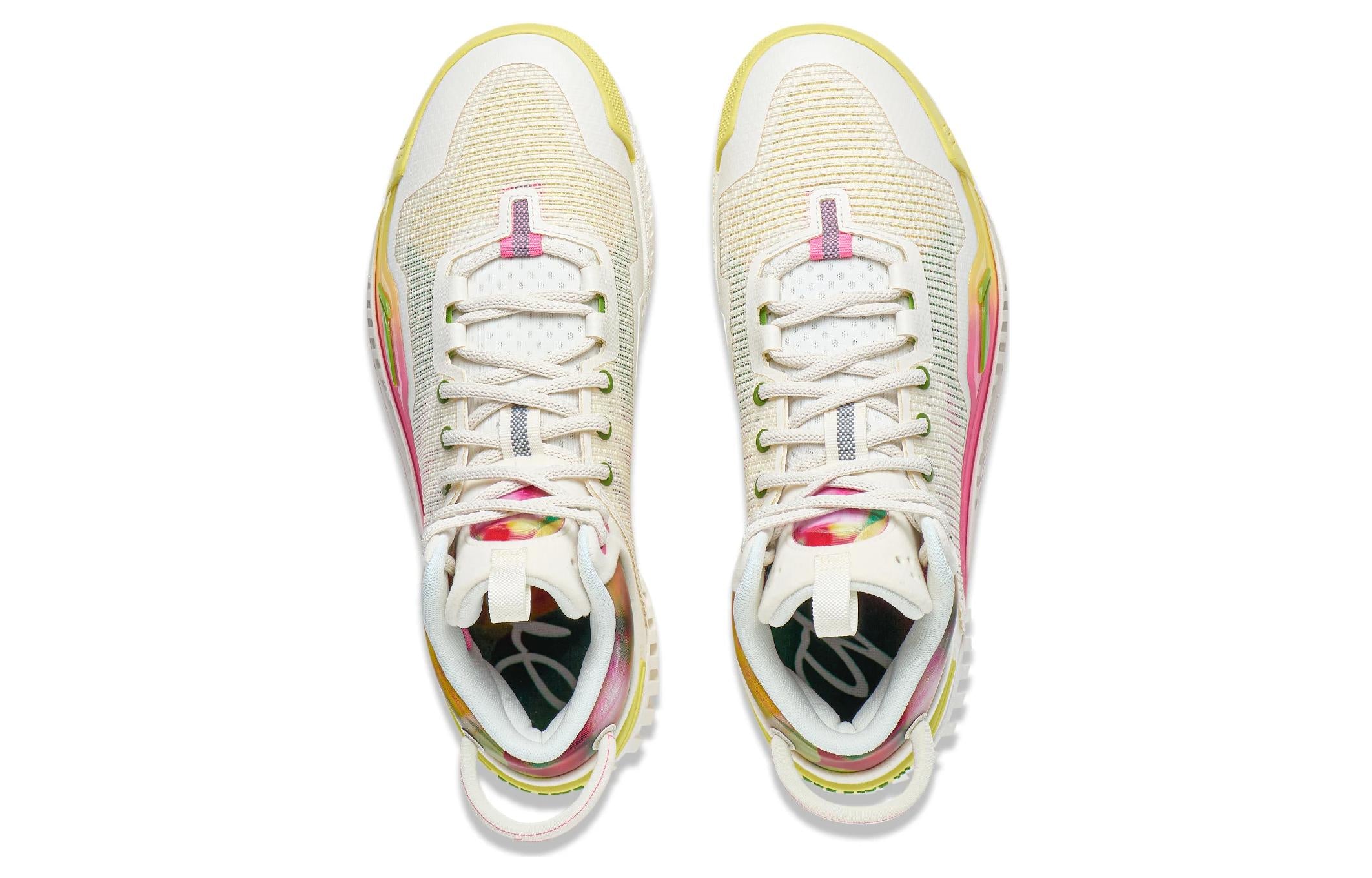 Purchase Li-Ning BadFive 3 'White Yellow Pink' ABFT005-8