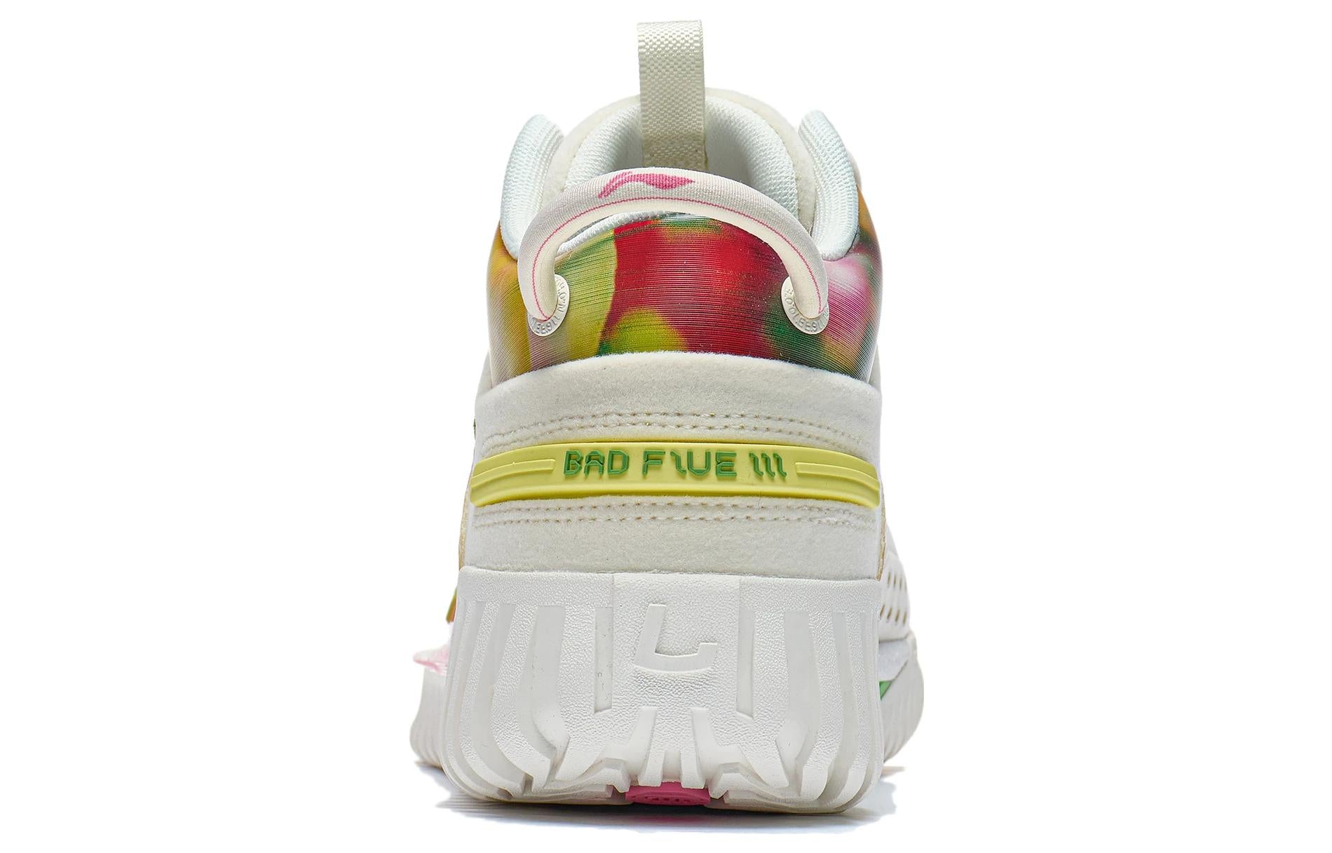 Sizing Li-Ning BadFive 3 'White Yellow Pink' ABFT005-8
