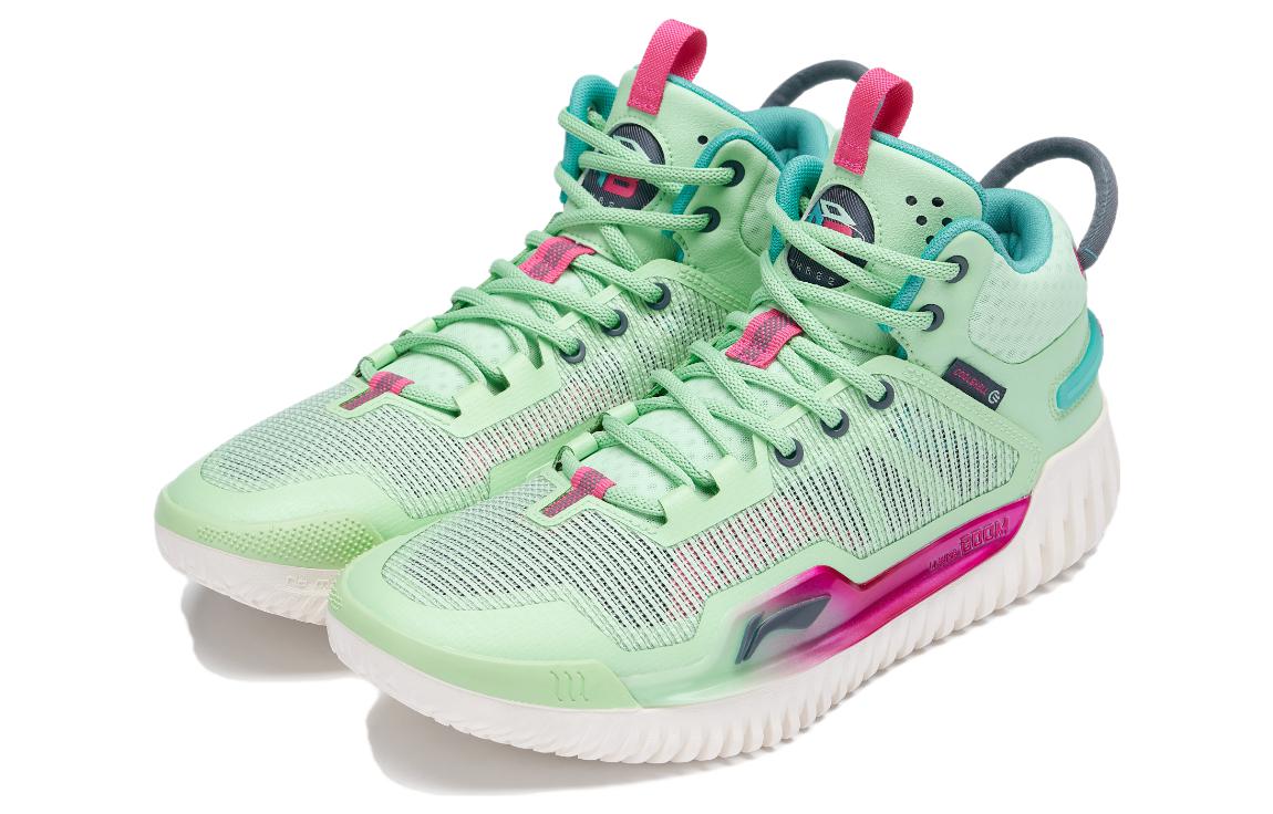 Order Li-Ning Badfive 3 Rendah 'Hijau Ungu' ABFT005-4