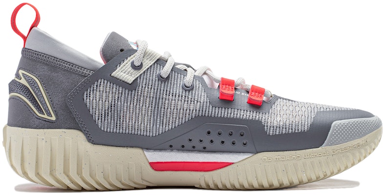 Li-Ning BadFive 3 Low 'Abu-Abu Oranye' ABFU005-1 Order Li-Ning BadFive 3 Low 'Abu-Abu Oranye' ABFU005-1