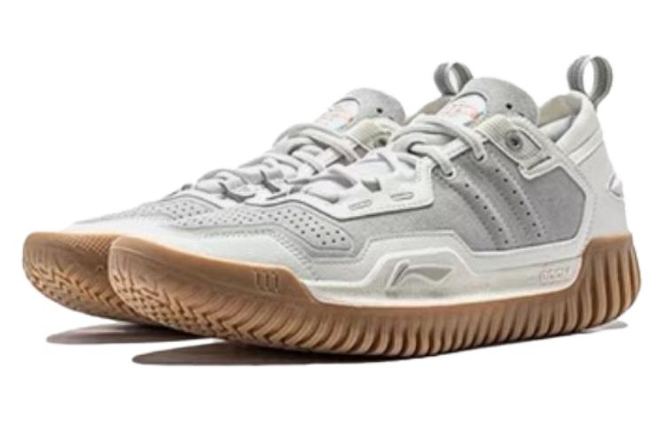 Lookbook Li-Ning BadFive 3 Low 'Blanco Gris'. ABFU005-9