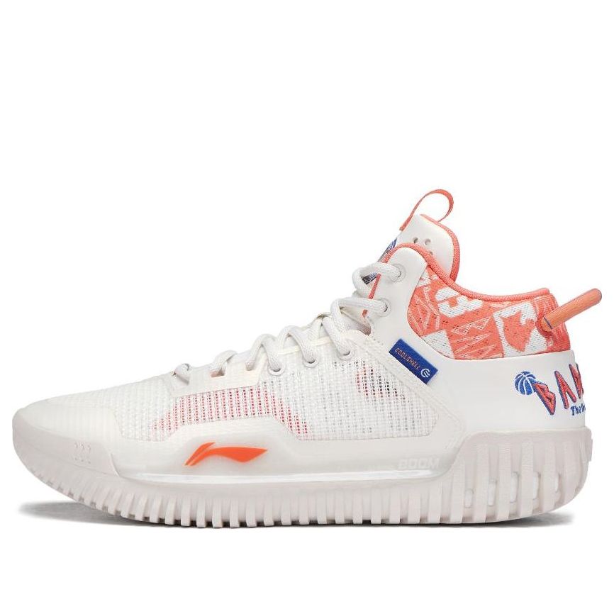 Li-Ning Badfive 3 Low 'White Orange' ABFT005-6
