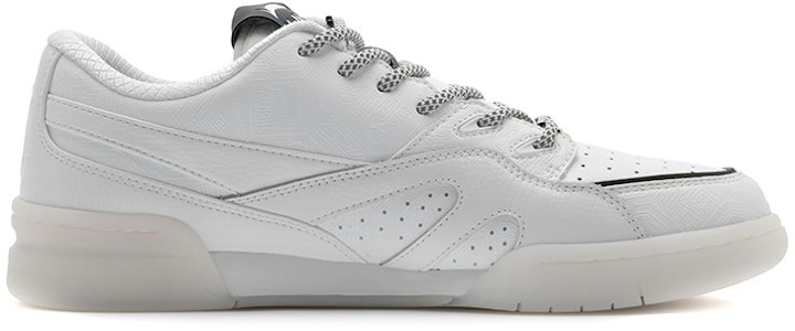 Lookbook LiNing李寧 937 Deluxe Low 䨻 雾都大勢 減震防滑耐磨 低幫 復古籃球鞋 白黑
