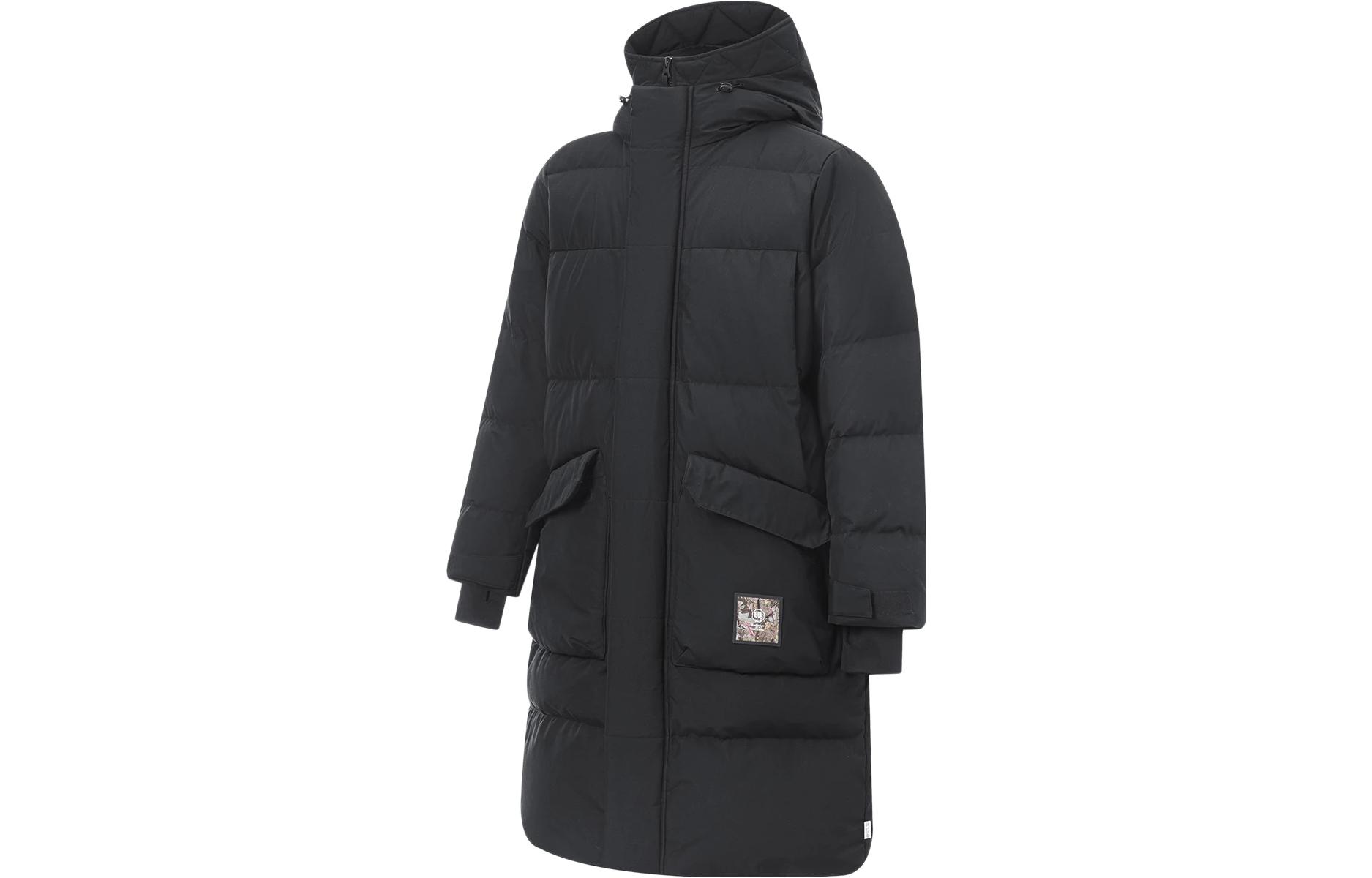 Order Li-Ning BADFIVE Chaqueta Negra con Capucha de Manga Larga y Transpirable. AYMT143-1