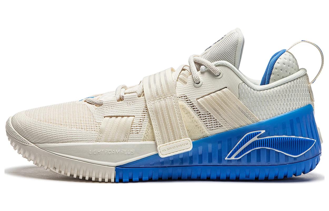 Li-Ning Badfive 'White Blue' ABFT019-9