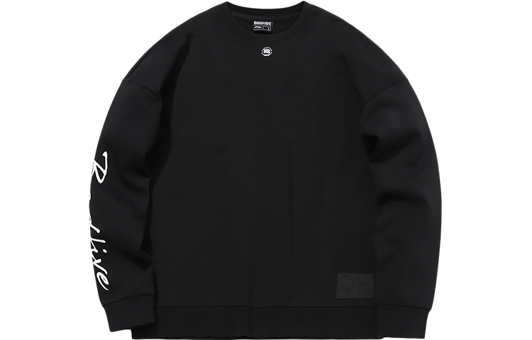Li-Ning BADFIVE Basketball Crewneck Pullover Sweatshirt Black () AWDQ751-4