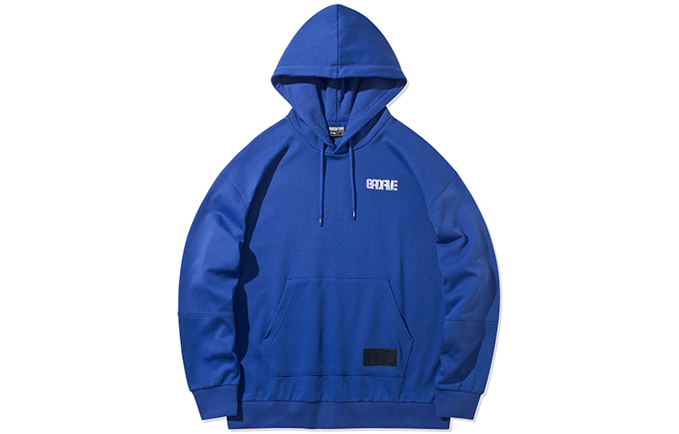 Li-Ning BADFIVE Basketball Graphic Pullover Hoodie Bright Blue AWDR071-3