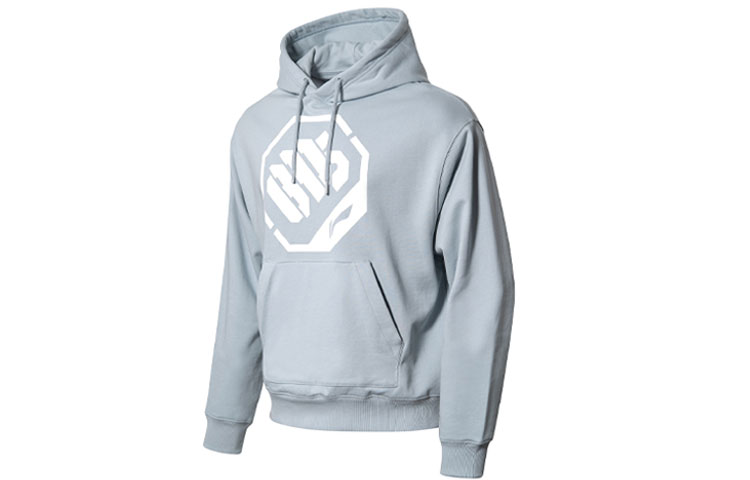 Li-Ning Badfive Basketball Hoodie - Casual Knit Blue Activewear AWDNA55-4
