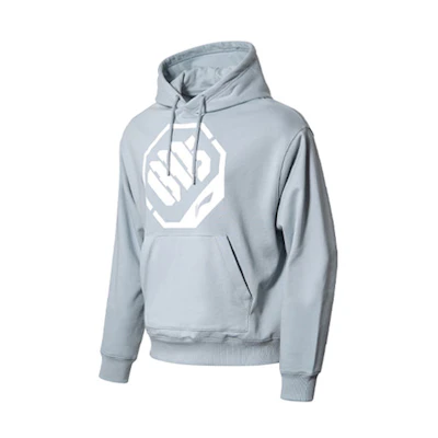 Li-Ning Badfive Basketball Hoodie - Casual Knit Blue Activewear AWDNA55-4