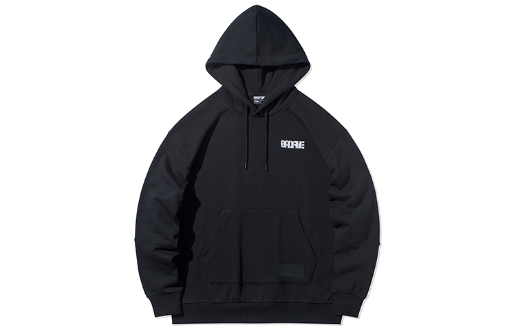 Li-Ning BADFIVE Basketball Hoodie Black Pullover with Graphic Print AWDR071-4