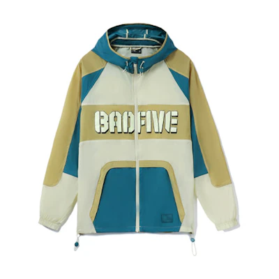 Li-Ning BADFIVE Basketball Hoodie Jacket Khaki Blue Loose Fit AFDR371-1