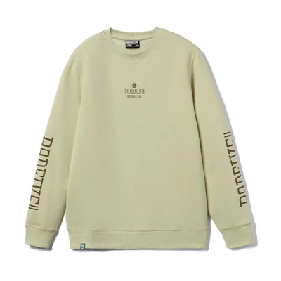 Li-Ning BADFIVE Basketball Print Logo Pullover Sweatshirt Khaki - AWDR413-5