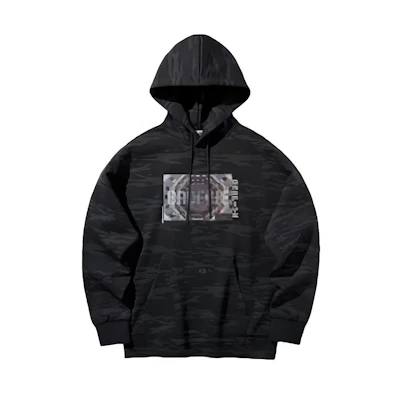 Li-Ning BADFIVE Basketball Pullover Hoodie Black Camo AWDQ157-3
