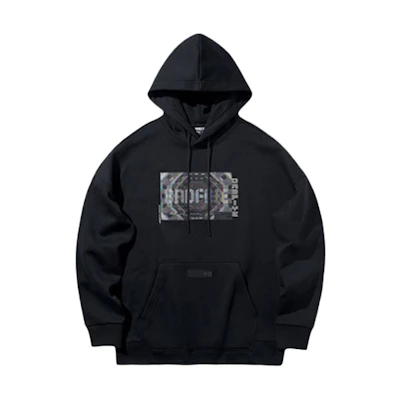 Li-Ning BADFIVE Basketball Pullover Hoodie Fleece Black Standard Fit AWDQ097-5
