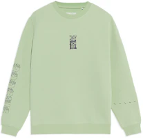 Li-Ning BADFIVE Basketball Series Tiger Print Crewneck Sweatshirt - Aqua Green AWDS135-5 Li-Ning BADFIVE Basketball Series Tiger Print Crewneck Sweatshirt - Aqua Green AWDS135-5