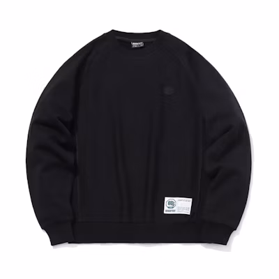 Li-Ning BADFIVE Black Basketball Crewneck Knit Sweatshirt AWDQ493-5