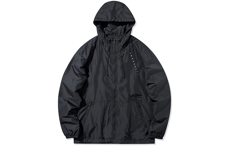Li-Ning BADFIVE Black Basketball Hoodie Jacket Sports Series AFDQ017-1