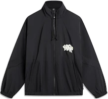 Li-Ning BADFIVE Black Letter Print Stand Collar Windbreaker Jacket AFDU419-4 Li-Ning BADFIVE Black Letter Print Stand Collar Windbreaker Jacket AFDU419-4