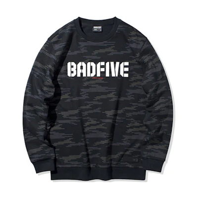Li-Ning Badfive Camo Print Pullover Sweatshirt Basketball Series Black () AWDQ155-3