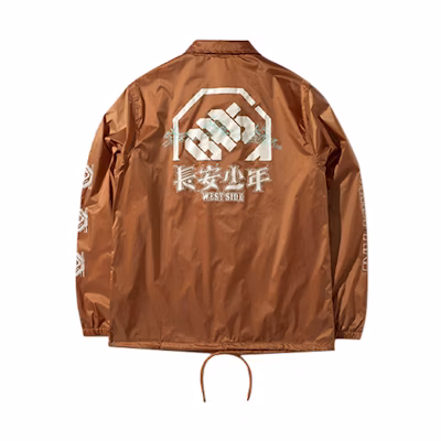 Li-Ning BADFIVE Chang'an Youth Brown Polo Collar Jacket AFDP819-2