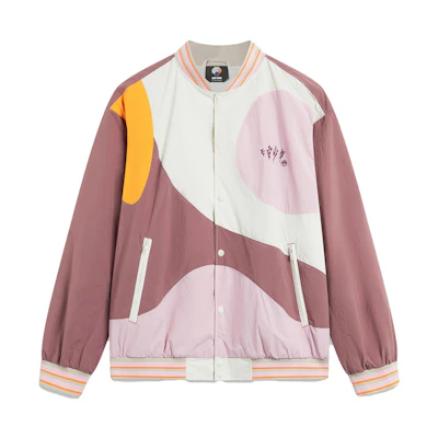 Li-Ning BADFIVE Chang'an Youth Colorblock Loose Jacket Moonlight Gray/Purple AFDT797-1