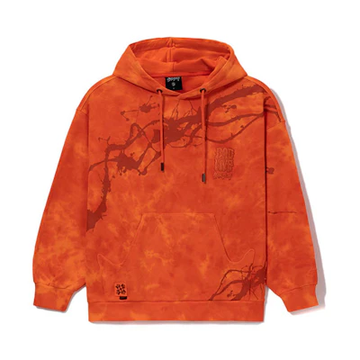 Li-Ning BADFIVE Changan Youth Tie-Dye Loose Hoodie Unisex - Orange AWDRF93-2