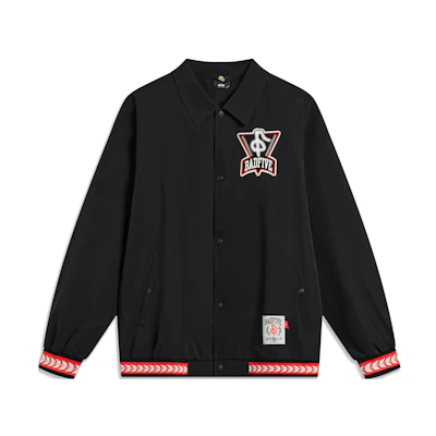 Li-Ning BADFIVE City Series Letter Print Relaxed Jacket Black AFDT737-2