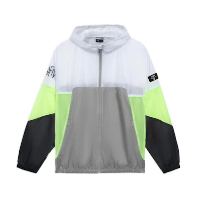 Li-Ning BADFIVE Colorblock Casual Zip Jacket Men’s White Gray AFDS361-2