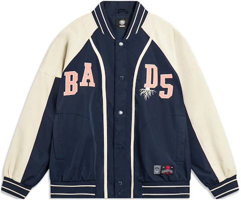 Li-Ning BADFIVE Colorblock Loose Fit Baseball Jacket Navy Blue AFDT437-4 Buy Li-Ning BADFIVE Colorblock Loose Fit Baseball Jacket Navy Blue AFDT437-4