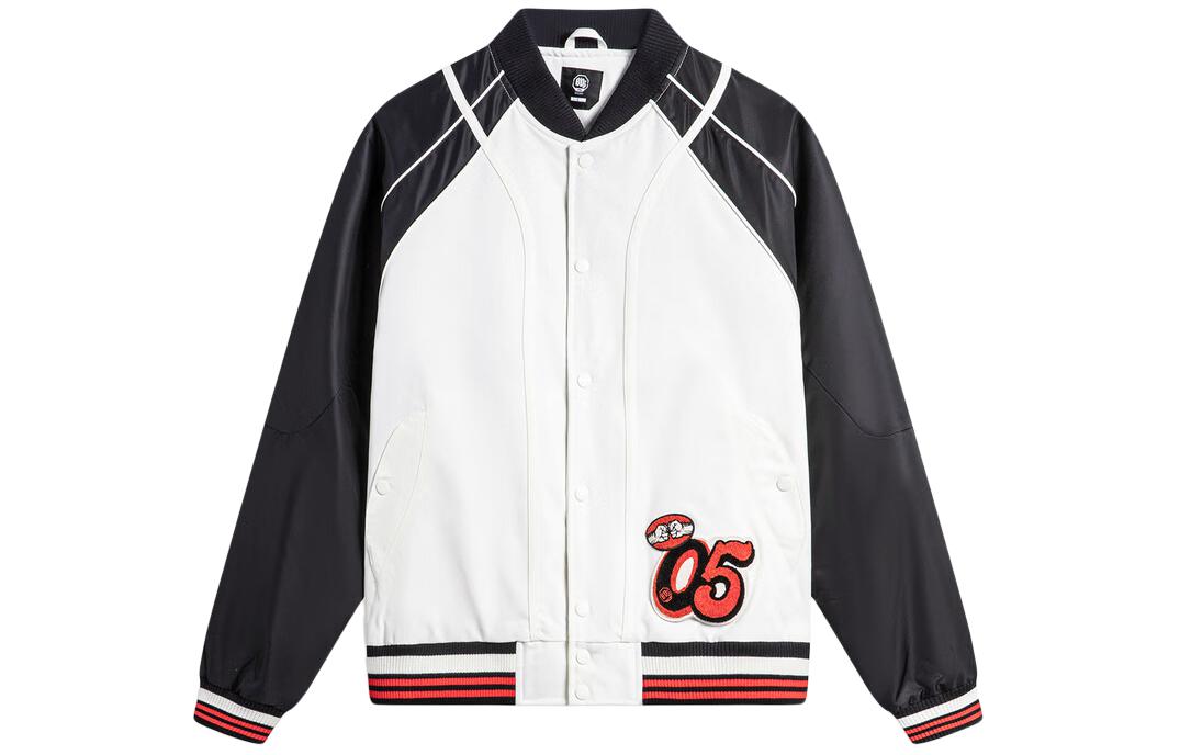 Li-Ning BADFIVE Colorblock Oversized Breathable Jacket Men’s White/Black AJMU015-1