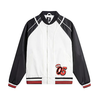 Li-Ning BADFIVE Colorblock Oversized Breathable Jacket Men’s White/Black AJMU015-1